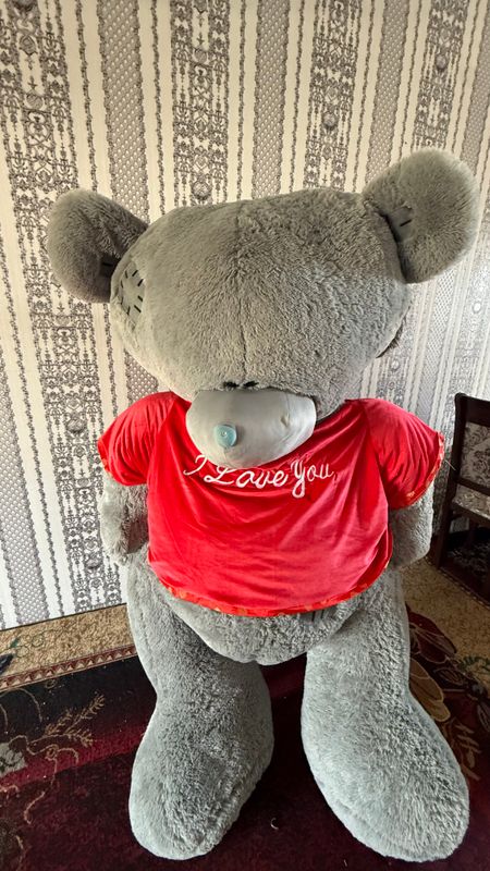 2 yarim metrli teddy ayiq holati ideal