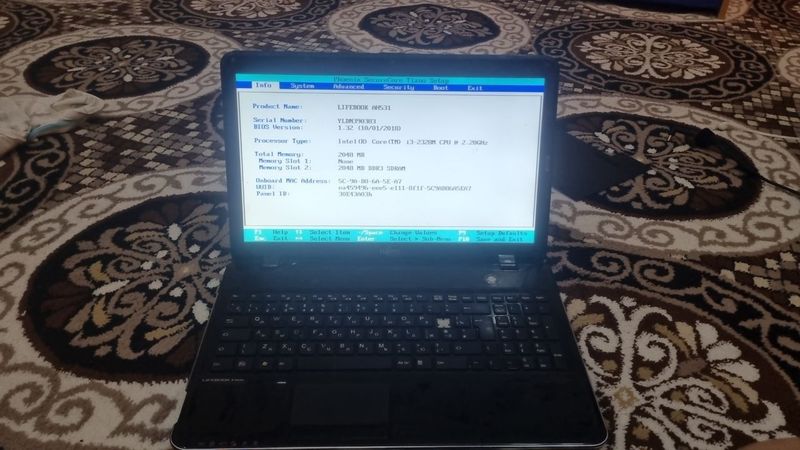 Fujitsu a series lifebook Fujitsu a series lifebook