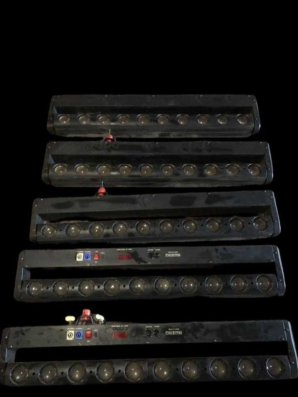 LED Beam Bar sahna chiraqlari -8 Linzali dinamik nur effektlari 5 ta