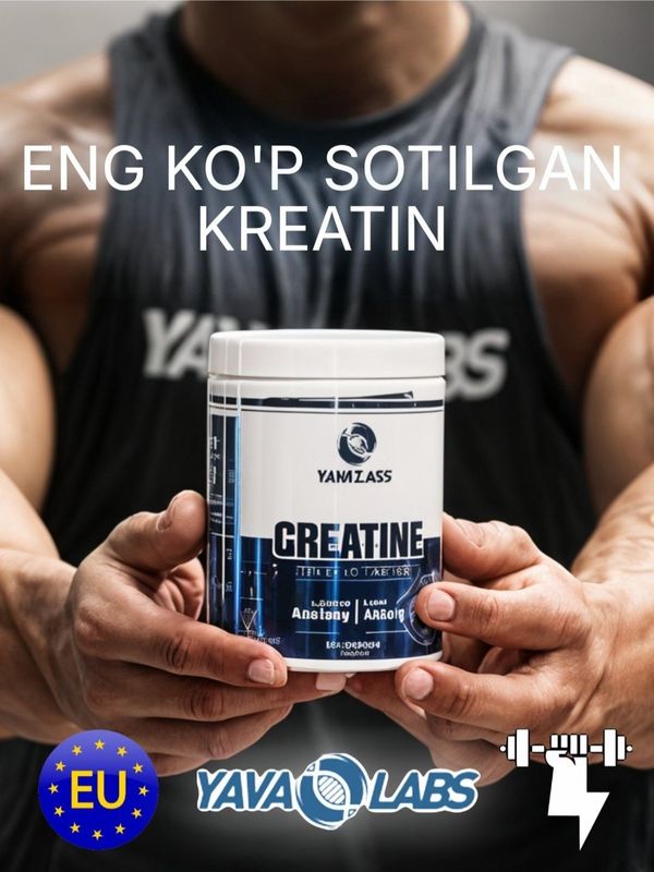 Креатин моногидрат Creatine Yava Labs, 300 г, 60 порций креатин