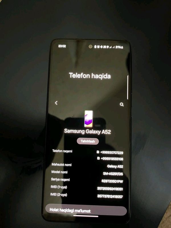 Samsung A52 (2022) Samsung A52 (2022)