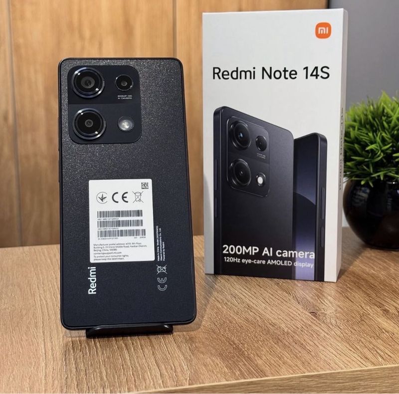 Redmi note 14 s yangi ochilmagan Mi telefon