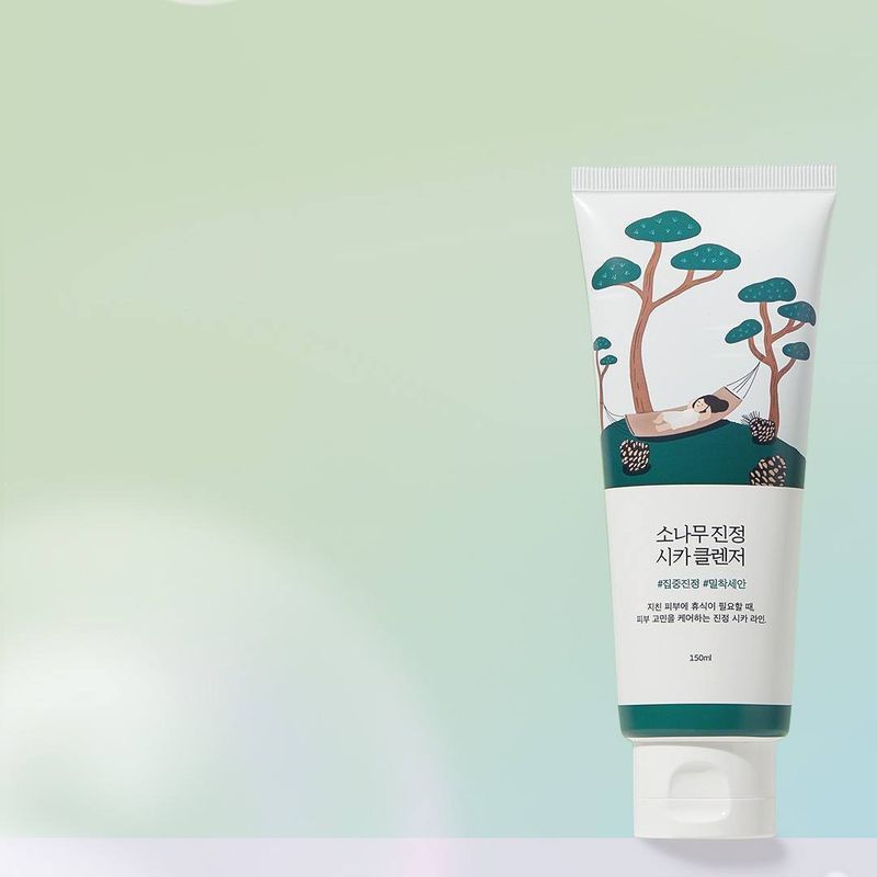 Пенка с экстрактом сосны и центеллы для проблемной кожи Round Lab Pine Calming Cica Cleanser Пенка с экстрактом сосны и центеллы для проблемной кожи Round Lab Pine Calming Cica Cleanser
