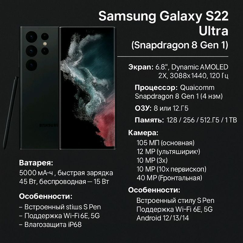 Samsung S 22 ultra 12/256 gb Samsung S 22 ultra 12/256 gb