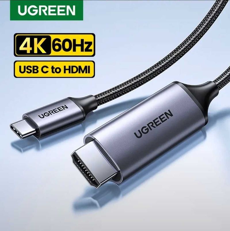 UGREEN Кабель 4K/60Hz 2K/120HZ 18Gbps USB-C to HDMI Cable for PS5 PS4 UGREEN Кабель 4K/60Hz 2K/120HZ 18Gbps USB-C to HDMI Cable for PS5 PS4