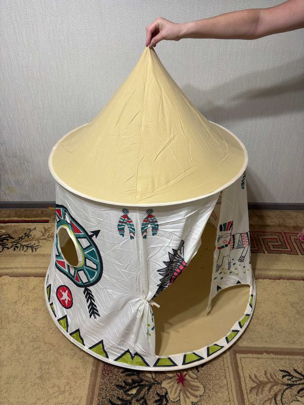 Палатка детская игровая, домик для детей, вигвам Палатка детская игровая, домик для детей, вигвам