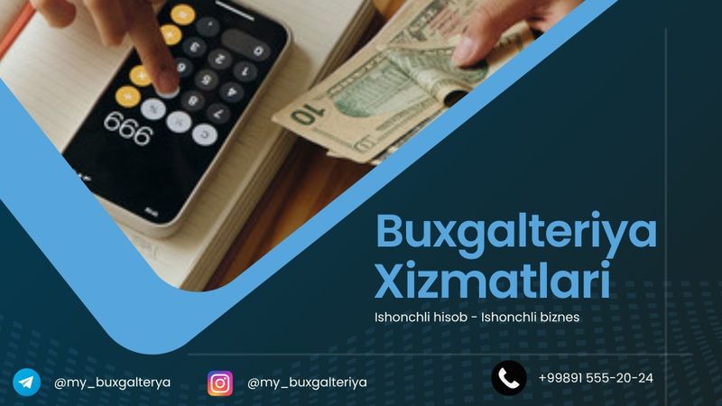 Buxgalteriya xizmati. Бухгалтерия хизмати