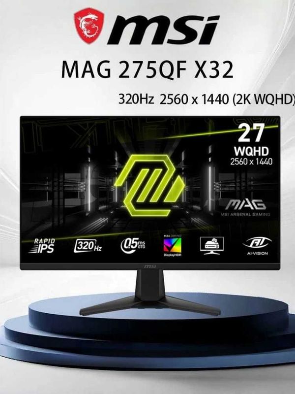 27" Монитор MSI MAG 275QF 2K 320HZ IPS
