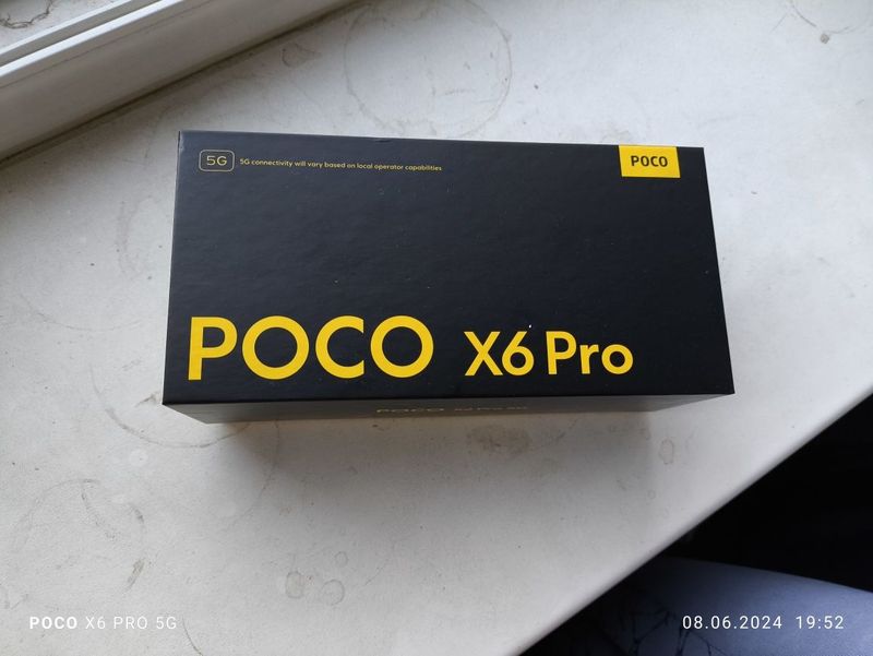 Poco x 6 pro 5G pachti yengi 12/256 tali 67 v