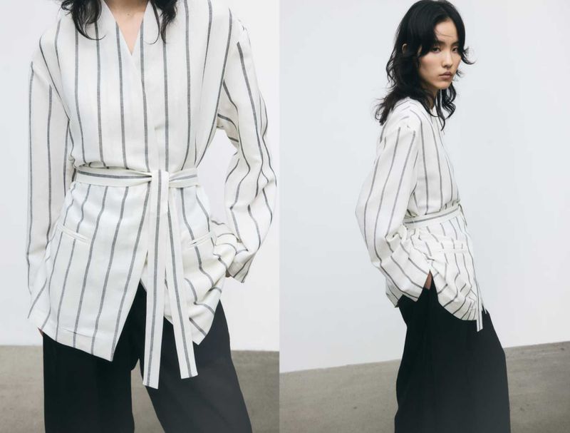Новые пиджак /блейзер лен H&M, размер L и XXL