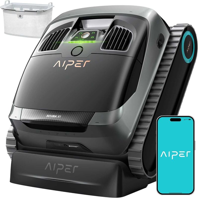 Беспроводной робот пылесос для бассейна AIPER Scuba X1! Новый! Беспроводной робот пылесос для бассейна AIPER Scuba X1! Новый!