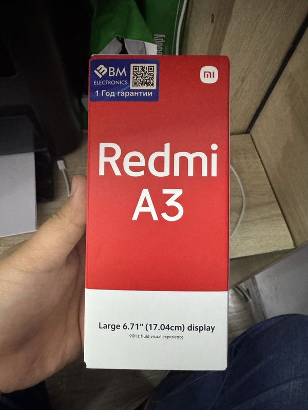 Redmi A3 black 3/64 ishlashi yaxshi aybi yoq hamma narsasi bor Redmi A3 black 3/64 ishlashi yaxshi aybi yoq hamma narsasi bor