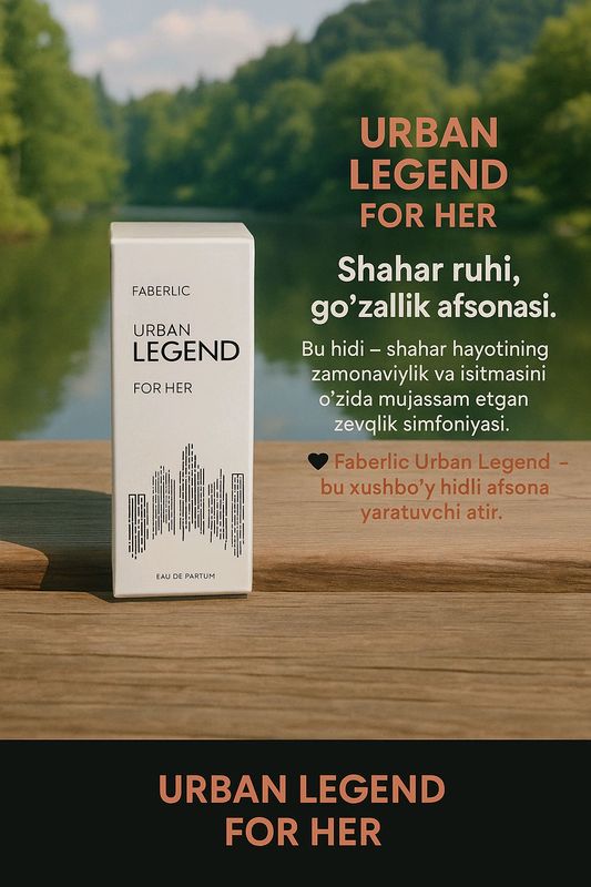 Ayollar uchun Urban legend for her atiri Ayollar uchun Urban legend for her atiri