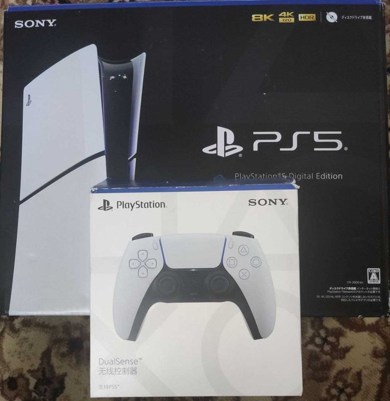PlayStation 5 Slim (1TB) + 1 original DualSense joystick sovg'a! PlayStation 5 Slim (1TB) + 1 original DualSense joystick sovg'a!