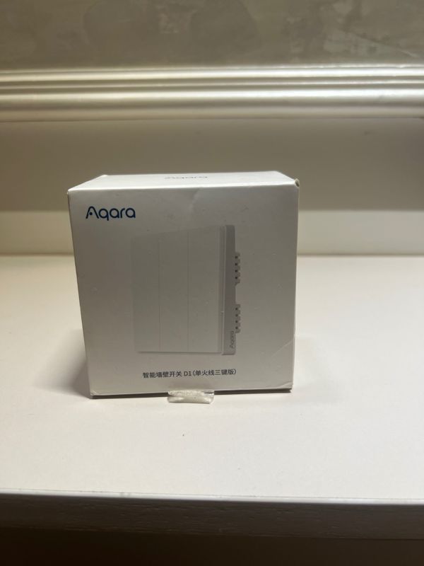 Aqara D1 (три-кнопочная версия с одинарной линией)