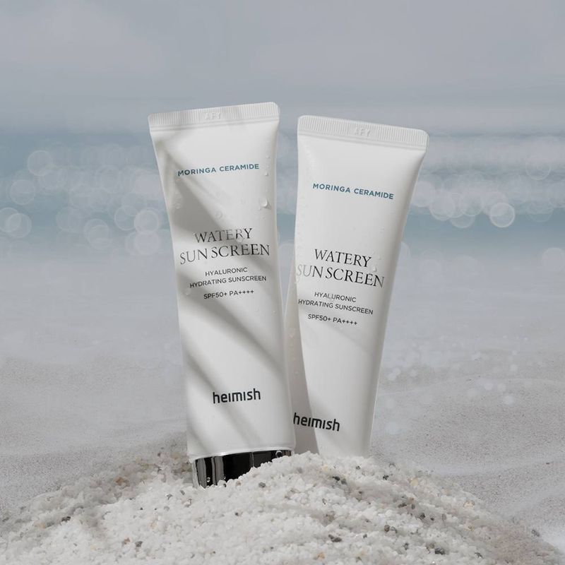 Увлажняющий солнцезащитный крем Heimish Moringa Ceramide Watery Sun Screen SPF50+ PA++++ Увлажняющий солнцезащитный крем Heimish Moringa Ceramide Watery Sun Screen SPF50+ PA++++