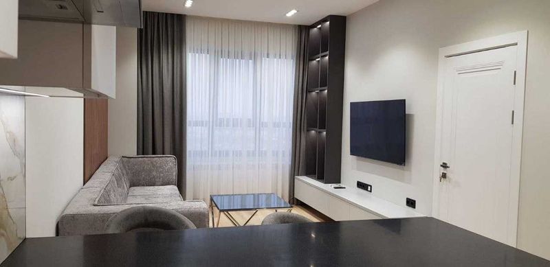 ЖК Akay City м.Х.Алимжана Дархан 2-комн 14/25 55 м² евроремонт меб/тех ЖК Akay City м.Х.Алимжана Дархан 2-комн 14/25 55 м² евроремонт меб/тех