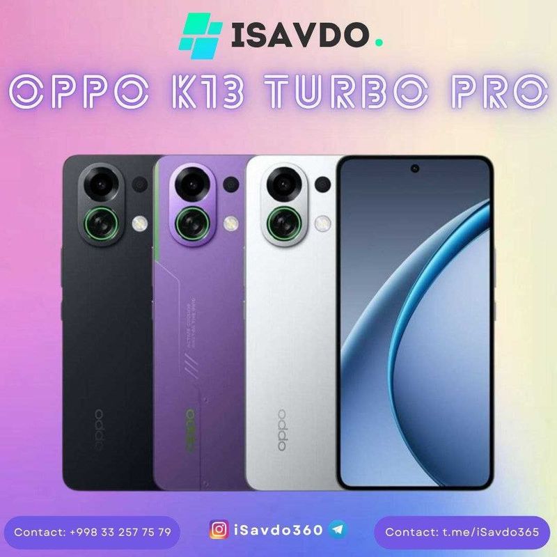 Oppo K13 Turbo Pro (Buyurtmaga / На заказ) Oppo K13 Turbo Pro (Buyurtmaga / На заказ)
