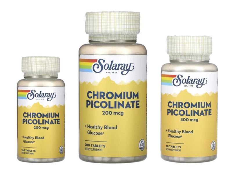 Solaray Chromium Picolinate Пиколинат хрома xrom pikolinat хром Solaray Chromium Picolinate Пиколинат хрома xrom pikolinat хром