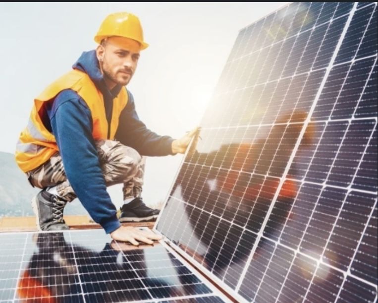 Quyosh panel ustanofka установка солнечной панели