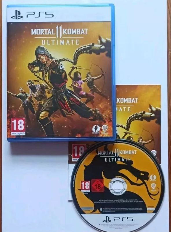 Диски Mortal Kombat 11 Ultimate и Battlefiel 2042 для PS5