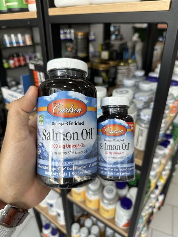 Carlson Salmon Oil 180 + 50 капсул