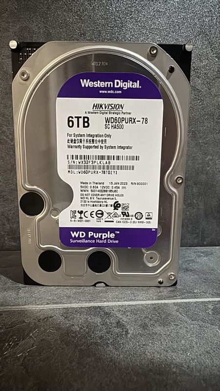 WD purple 6Tb в отличном состоянии WD purple 6Tb в отличном состоянии