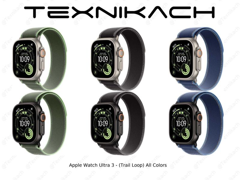 Новый • Apple Watch Ultra 3 - Black (Trail Loop) • Доставка
