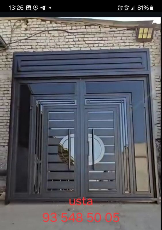 Temir Darvozalar Yasab ornatib beramiz Temir Darvozalar Yasab ornatib beramiz
