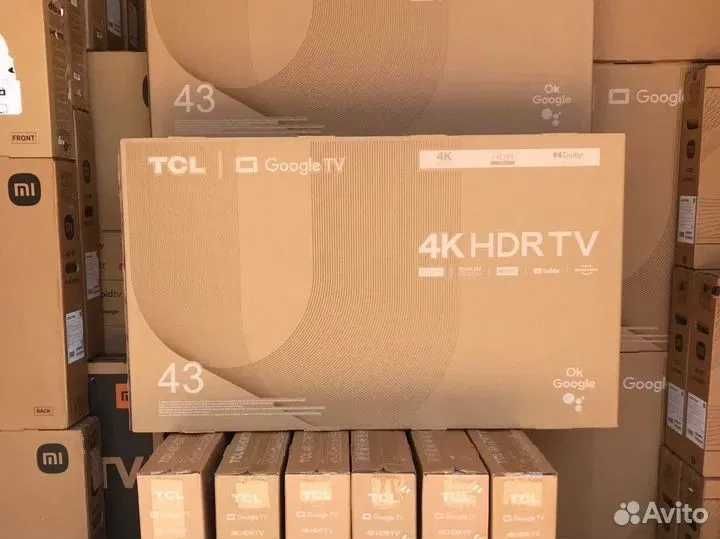 Телевизор новинка TCL 43 QLED Google tv голосовой ассистент есть