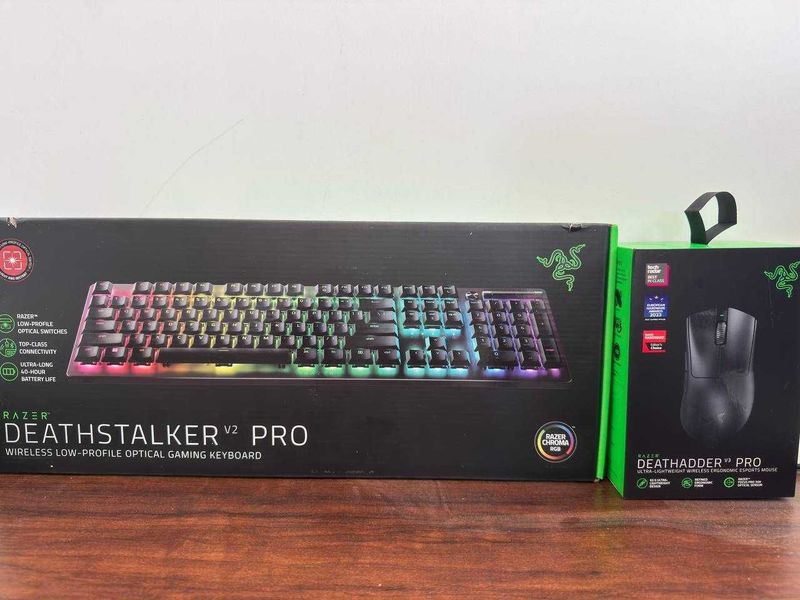 Клавиатура+мышь Razer DeathStalker V2 ProRazer DeathAdder V3 Pro Клавиатура+мышь Razer DeathStalker V2 ProRazer DeathAdder V3 Pro