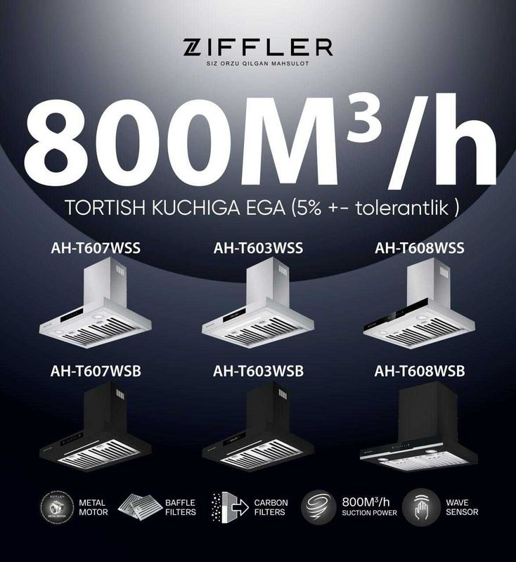 Вытяжка ZIFFLER New 2025