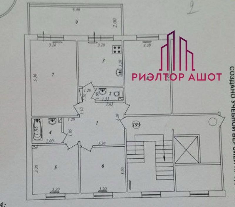 4/9/9 100м2 ПАРКЕНТСКИЙ корзинка