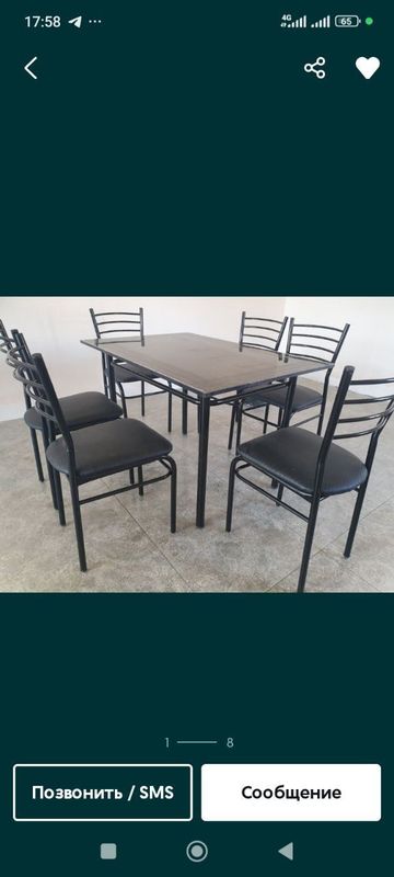 Stol stul sotiladi4 komplekt yangi Stol stul sotiladi4 komplekt yangi