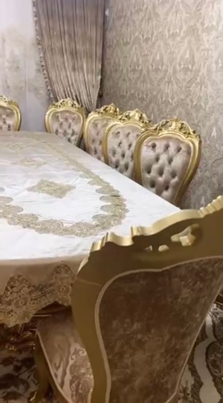 12 кишилик стол стул. Холати Идеальный! 12 кишилик стол стул. Холати Идеальный!