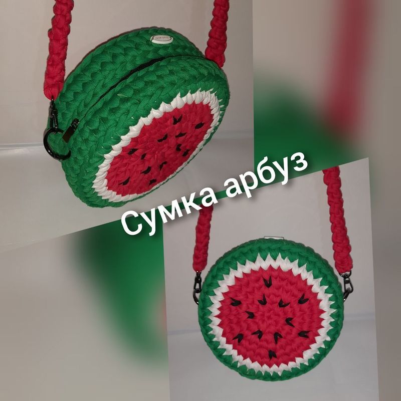 Вязаные сумки из трикотажной пряжи