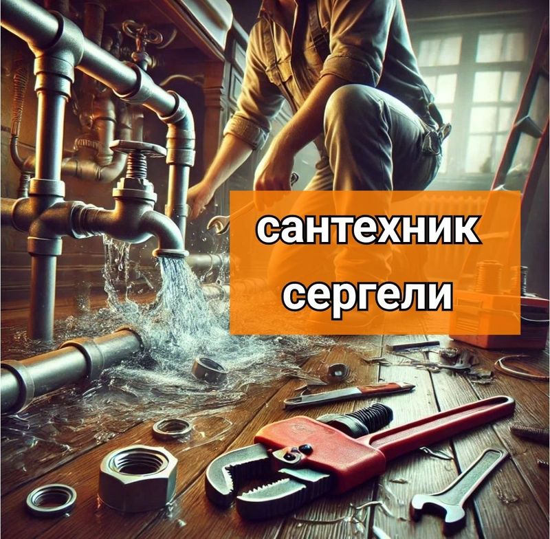 Сантехник Засор ремонт отопления. Чистка конализации засор. Сергели Сантехник Засор ремонт отопления. Чистка конализации засор. Сергели