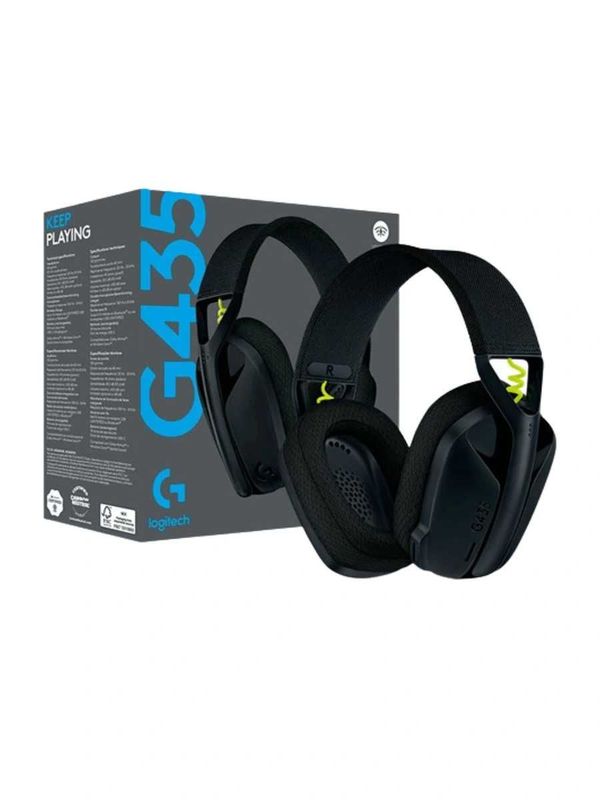 Беспроводные наушники Logitech G435 черный