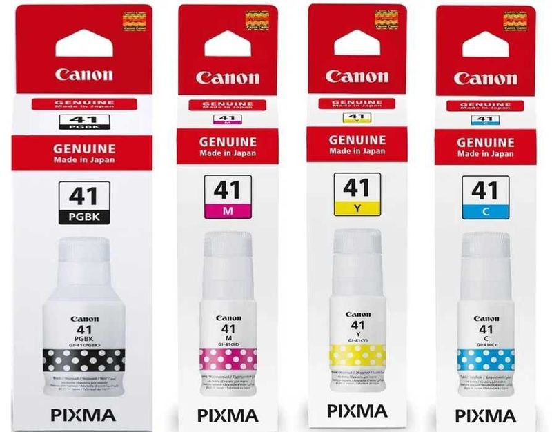 Чернила краска Canon GI-41 Комплект 4 цвета Чернила краска Canon GI-41 Комплект 4 цвета