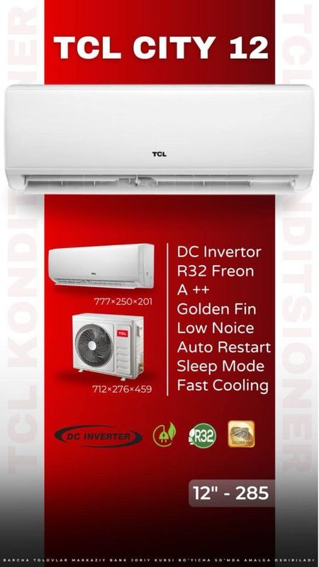кондиционер TCL konditsioner кондиционер TCL konditsioner