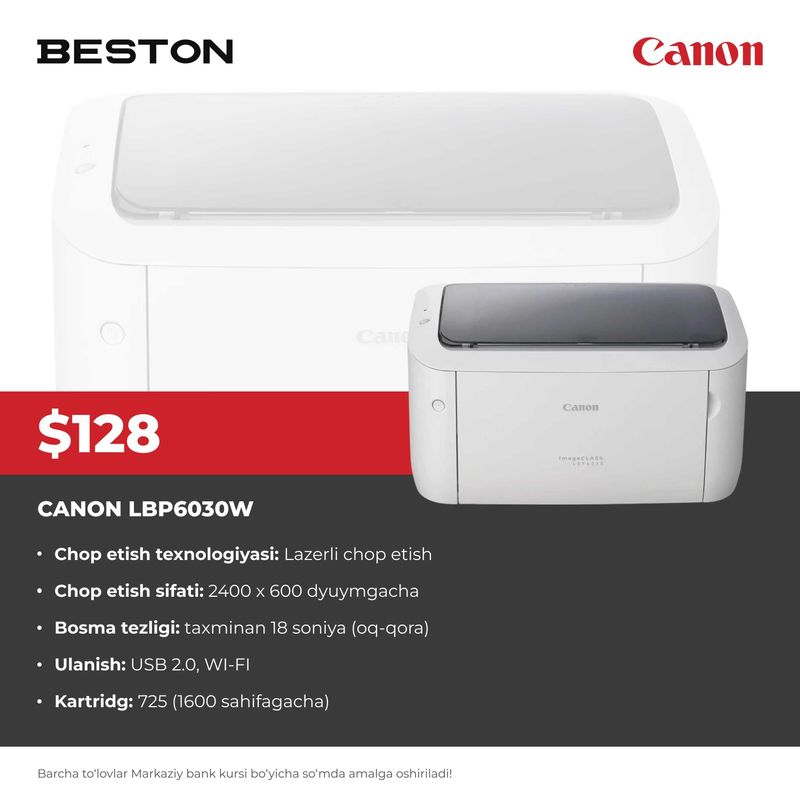 Printer Canon LBP6030W Printer Canon LBP6030W