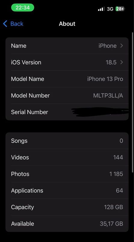 iPhone 13 pro black Ochilmagan 83%