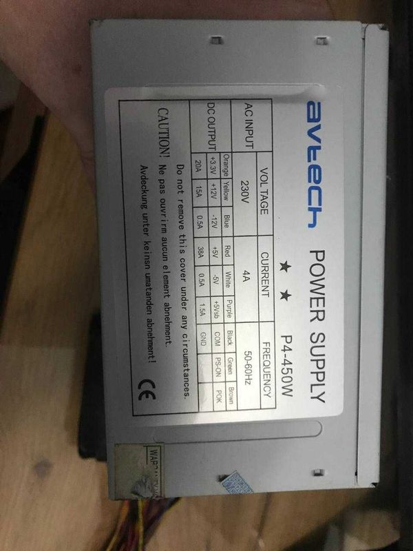 блок питания для компьютер Avtech 450 W блок питания для компьютер Avtech 450 W