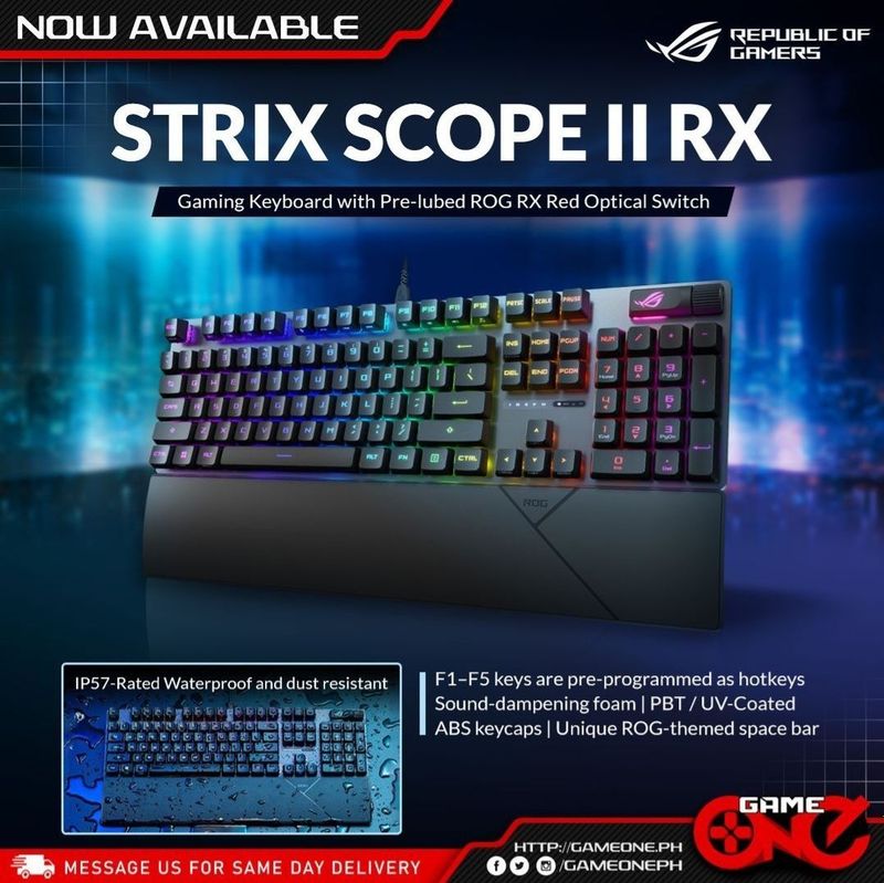 Asus Scope 2 RX Wired СКИДКА Проводная Механическая Клавиатура Asus Scope 2 RX Wired СКИДКА Проводная Механическая Клавиатура