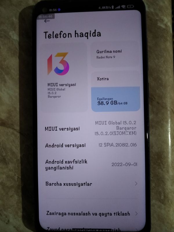 Redmi note 9