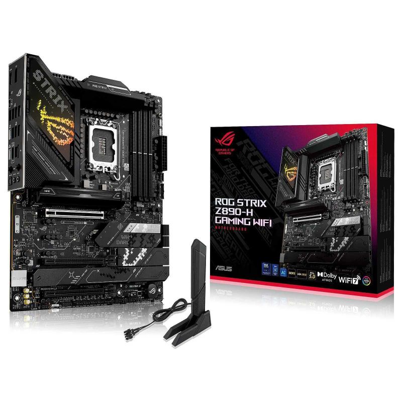 Материнская плата ASUS ROG STRIX Z890-H GAMING WIFI Материнская плата ASUS ROG STRIX Z890-H GAMING WIFI