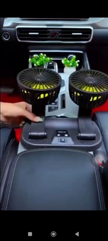 avtomobil ichki ventilyatori Havo aylanishiga ega mini avtomobil fan avtomobil ichki ventilyatori Havo aylanishiga ega mini avtomobil fan