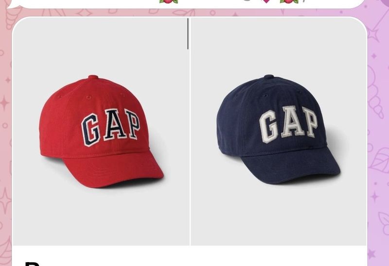 В наличии кепки от gap В наличии кепки от gap