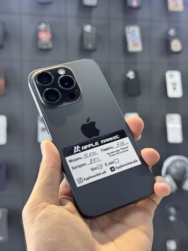 Iphone 15 Pro 256 87% black Iphone 15 Pro 256 87% black