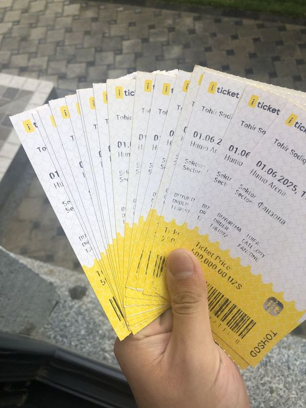 Tohir sodiqov konsertiga biletlar Tohir sodiqov konsertiga biletlar